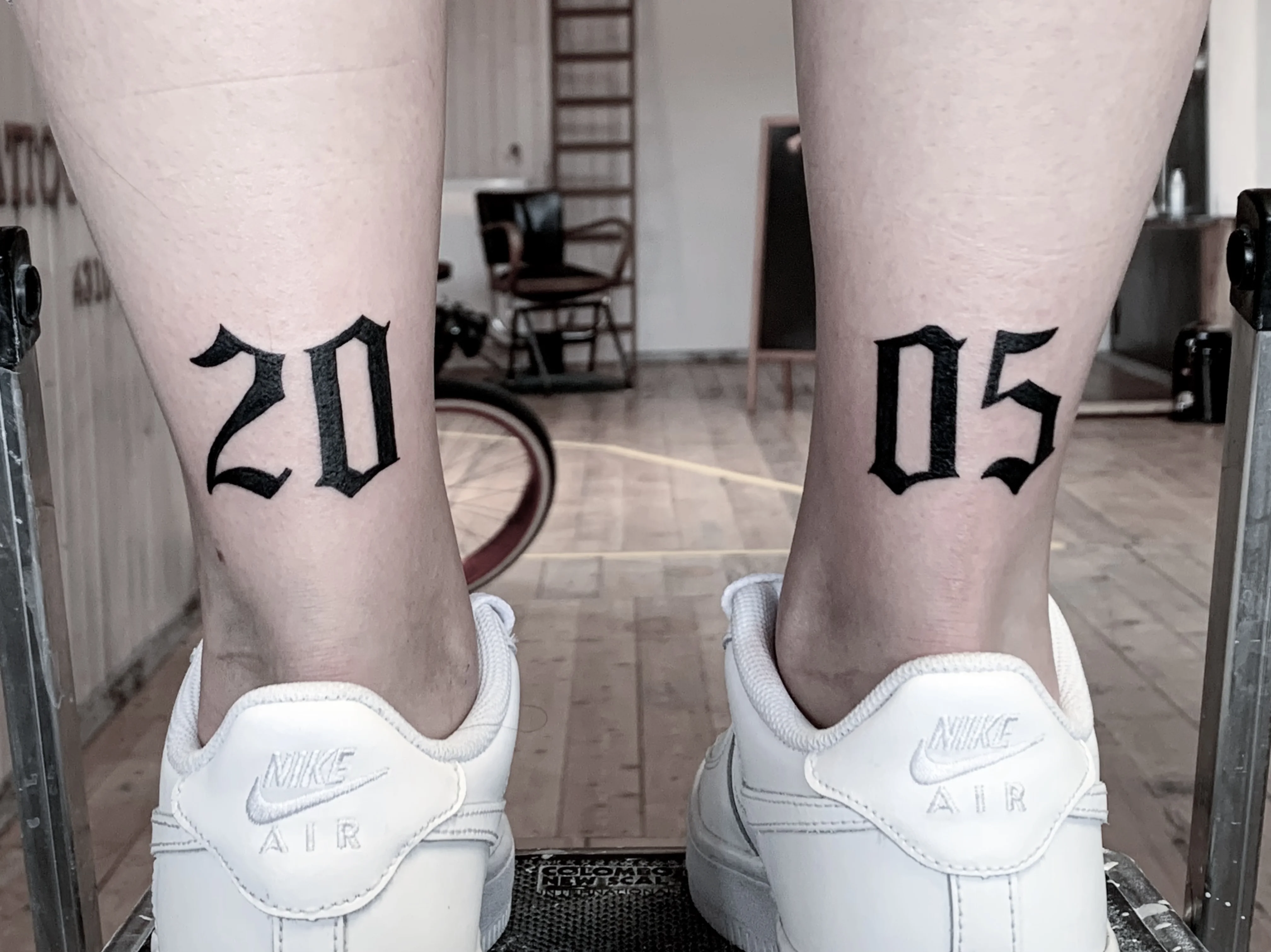 2005 — Lettering Schriftzug Tattoo Bern — Berkunst Tattoo Utzenstorf